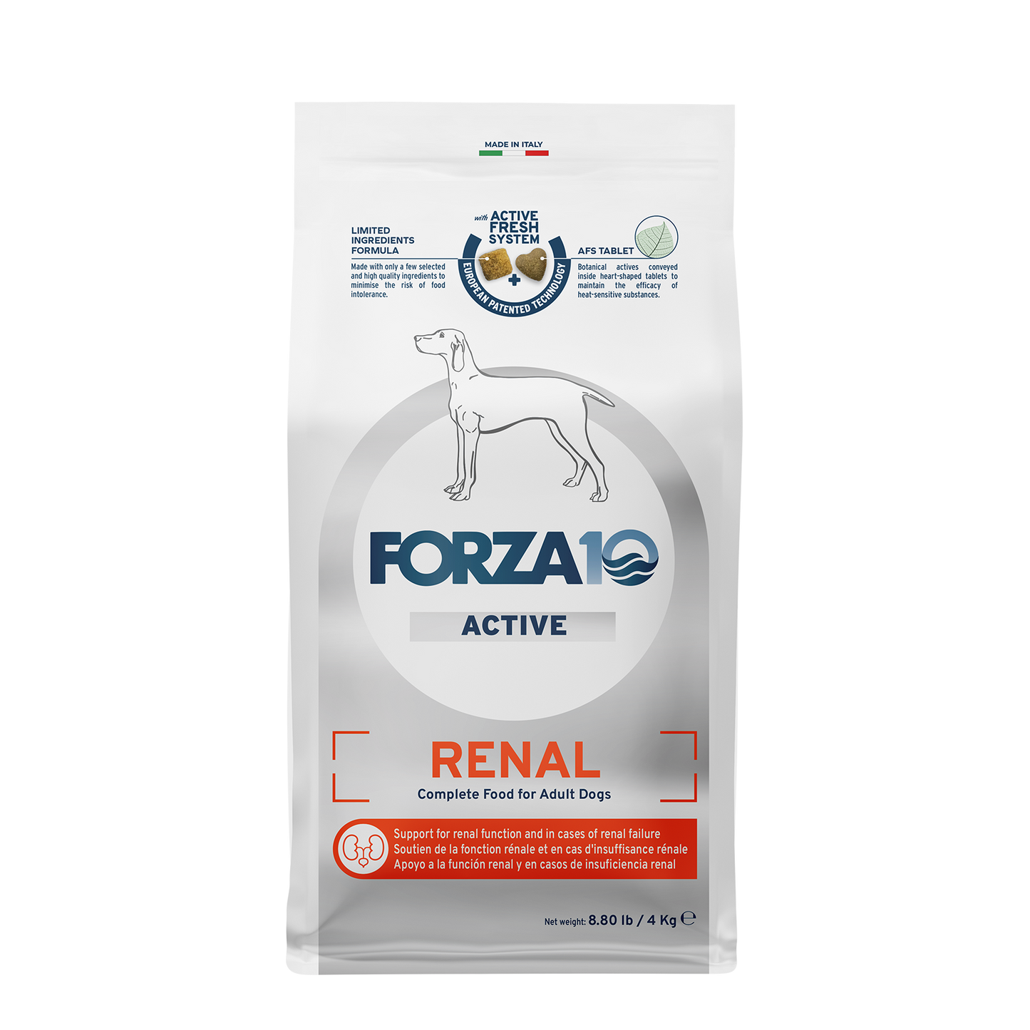Forza10 Nutraceutic Active Kidney Renal Support Dry Dog Food